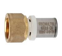 Raccord fixe femelle multicouche à sertir 20mm x 15/21 - 1/2" Fixoconnect