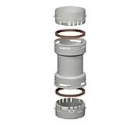 Raccord flexible Bertrams Polyline EW 40FK110 DN 110, pour connecter des tuyaux flexibles