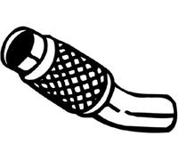 Raccord flexible de tuyau d'échappement 700-209 BOSAL pour BMW 1 1 Décapotable 3