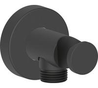 Raccord Flexible Douche Duravit Rond Avec support douchette Noir Mat