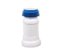 Raccord flexible pour cuvette de toilette extensible 250-530 mm | Ce connecteur flexible de cuvette de toilette s'étend jusqu'à 530 mm pour combler facilement l'espace entre vos toilettes et