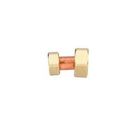 Raccord fou 2 écrous prisonnier laiton F15/21 - F20/27 - GARIS - D09504B