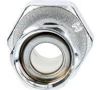 Raccord fou 2 écrous prisonniers réduits chromé F15/21 F20/27 - GARIS - D09504C G