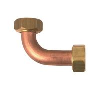 Raccord fou femelle coudé 20X27 laiton - - D09702B