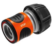 Raccord GARDENA Aquastop pour tuyau Ø intérieur 19mm - 18214-26