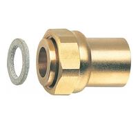 Raccord gaz 2 pièces droit JPG à braser sur cuivre F33x42 - CU28 BRICOZOR