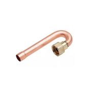 Raccord gaz coudé 180° F1/2 14 + joint - BANIDES - 220614