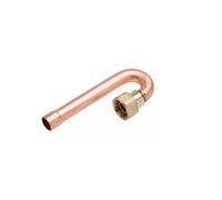 Raccord gaz coudé 180° F1/2 14 + joint - BANIDES - 220614