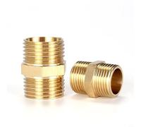 Raccord hexagonal en laiton 6,35 mm pour systèmes de ligne d'air nécessitant des connexions filetées métalliques (1 pièce)