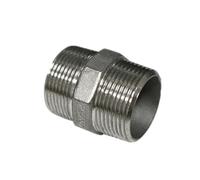 Raccord hexagonal mâle-mâle 1/2" BSP (5 pièces) - Acier inoxydable 201