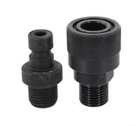 Raccord hydraulique à connexion rapide en acier au carbone M16 x 1 5 mm Raccord de tuyau mâle pour outils hydrauliques, forestiers et pétroliers