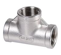 Raccord inox en T à visser F 3/8" Sféraco