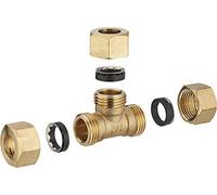 Raccord joint mixte (a Visser) pour Tube Cuivre Té Egal Ø14 NOYON & THIEBAULT