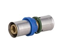 Raccord jonction Multicouche à Sertir Multi profils TH-H-U diamètre Ø16 mm/PER à Sertir Ø16 mm - Pour réseau d'eau potable et chauffage NOYON & THIEBAULT