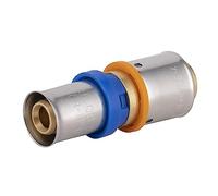 Raccord jonction Multicouche à Sertir Multi profils TH-H-U diamètre Ø16 mm/PER à Sertir Ø20 mm - Pour réseau d'eau potable et chauffage NOYON & THIEBAULT