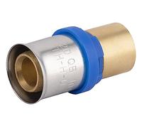 Raccord jonction Multicouche à Sertir Multi profils TH-H-U diamètre Ø20 mm/cuivre à souder Ø16 mm - Pour réseau d'eau potable et chauffage NOYON & THIEBAULT