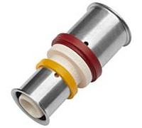 Raccord KAN-therm 1009046029 25 x 16 mm, PPSU, réduit, avec manchon de compression U et TH