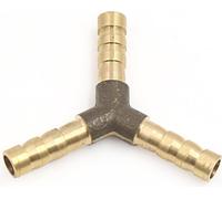 Raccord Laiton 6mm en Forme Y Connecteur Tube Flexible Carburant Adaptateur