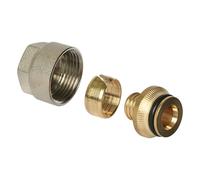 Raccord laiton à compression pour tube PER EK 3/4" x 20mm Fixoconnect