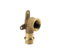 Raccord Laiton A Sertir - Coude Applique Ff Ø18X1/2""(15/21)