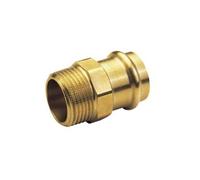 Generique Raccord laiton Mamelon MF à sertir et visser Ø22 x 3/4" (20/27)