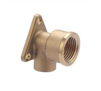 Coude applique laiton à visser femelle F1/2' (15x21) NOYON & THIEBAULT - à souder - Ø 14 mm - 819-1514L1