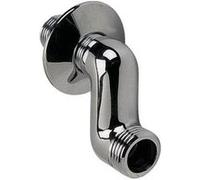 Raccord Laiton Chrome Contre Coude Excentre 32 - Double Male G