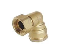 Raccord laiton coudé femelle SOMATHERM - PE Ø 25 - Taraudage 1