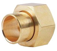 Raccord laiton droit 2 pièces à souder - F 1/2 - Ø 14 mm - 359GC - Thermador