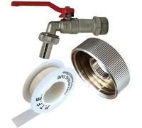 Raccord laiton - RACO EXPERT - Pour cuve IBC avec robinet de puisage