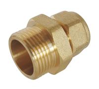Raccord droit mâle PER à compression 25mm x 26/34 - 1" Fixoconnect