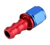 Raccord mâle AN6 droit à verrouillage par rotation, 45°/90°/180°, pour conduites d'huile/essence/carburant [0°] Ajustement d'extrémité de tuyau Adaptateur