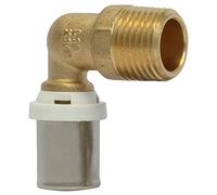 Coude mâle multicouche à sertir 16mm x 12/17 - 3/8" Fixoconnect