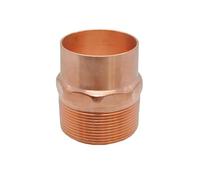 Raccord mâle de 6,35 mm, 9,5 mm, 1,2 cm, 1,9 cm, 10,2 cm vers connecteur de coupelle à souder en cuivre pour climatisation (ID 67 mm à 5,4 cm)