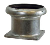 Raccord mâle, DN 159 mm avec bride 6" 4 côtés, 150x150 mm - système Bauer