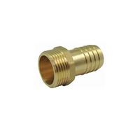 Raccord male fileté - cannelé male en laiton - Ø A: 1/2'' | Ø B: 15mm