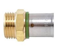 Raccord mâle fixe PER à sertir radial - Diamètre : 16 - 1/2'' G