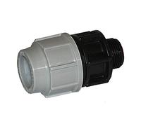 raccord mâle - pour tube pe - diamètre 32 vers 1 - plasson 70203210