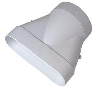 Aldes Raccord mixte droit 11023995 – 60 x 200 mm – équivalence 125 mm