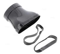 Raccord mixte plat/rond droit jointerie incluse Bora