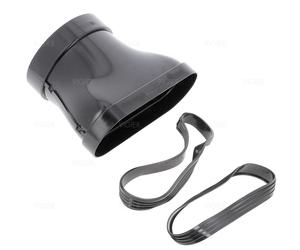 Raccord mixte plat/rond droit jointerie incluse Bora