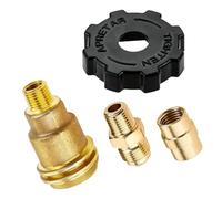 Raccord multi-usages en laiton Combo Pol Réservoir propane Adaptateur 3/8" vers filetage 1/4" pour lignes de gaz naturel Raccords de tuyaux en laiton déclenché