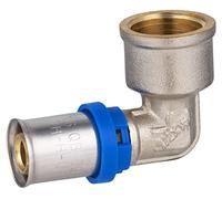 Raccord Multicouche à Sertir Multi profils Coude Ø16 - Femelle 15x21 NOYON & THIEBAULT