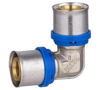 Raccord Multicouche à Sertir Multi profils Coude Egal Ø26 NOYON & THIEBAULT
