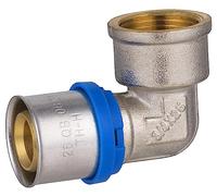 Raccord Multicouche à Sertir Multi profils TH-H-U coude diamètre Ø26 mm - à visser femelle 20x27 (3/4) - Norme NF 545 pour réseau d'eau potable et chauffage NOYON & THIEBAULT