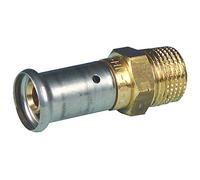 Raccord multicouche laiton à sertir HENCO Droit mâle - Ø 20 mm x 3/4-17P-2005"