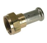 Raccord multicouche laiton à visser HENCO joint plat - écrou libre - Ø 16 mm x 1/2' - 26P-16Z05 G