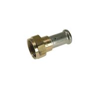 Raccord multicouche laiton à visser HENCO joint plat - écrou libre - Ø 16 mm x 1/2 - 26P-16Z04"