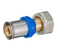 Raccord Multicouche ? Sertir Multi Profils ?20 - Femelle Tournant 15x21 Sachet De 5 Raccords Noyon et Thiebault