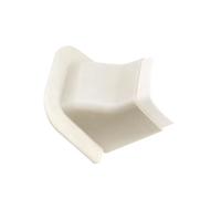 Raccord mural évasé pour goulotte 80 x 60 mm - Boîte complète 6 pièces